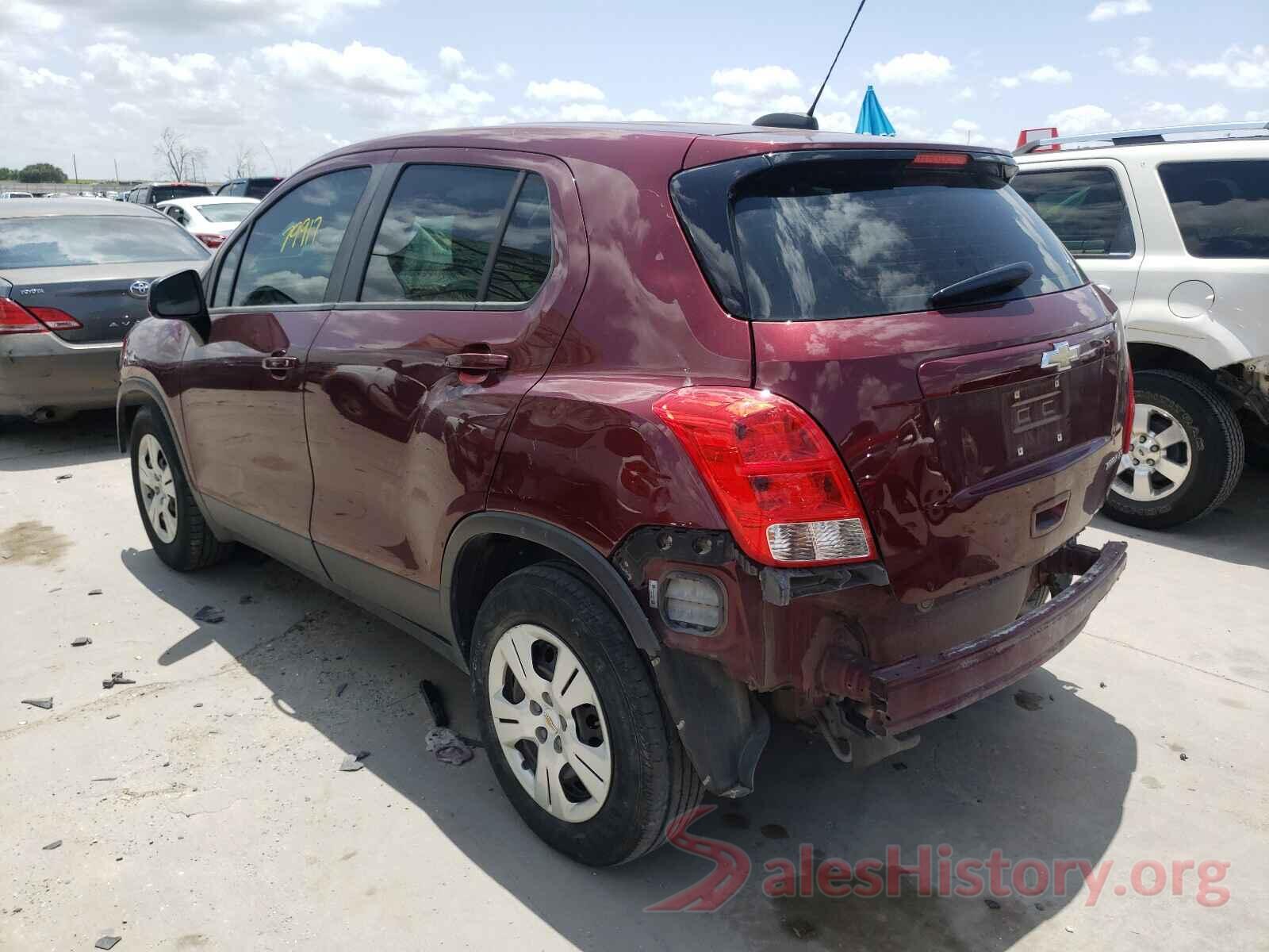 3GNCJKSB7GL237206 2016 CHEVROLET TRAX