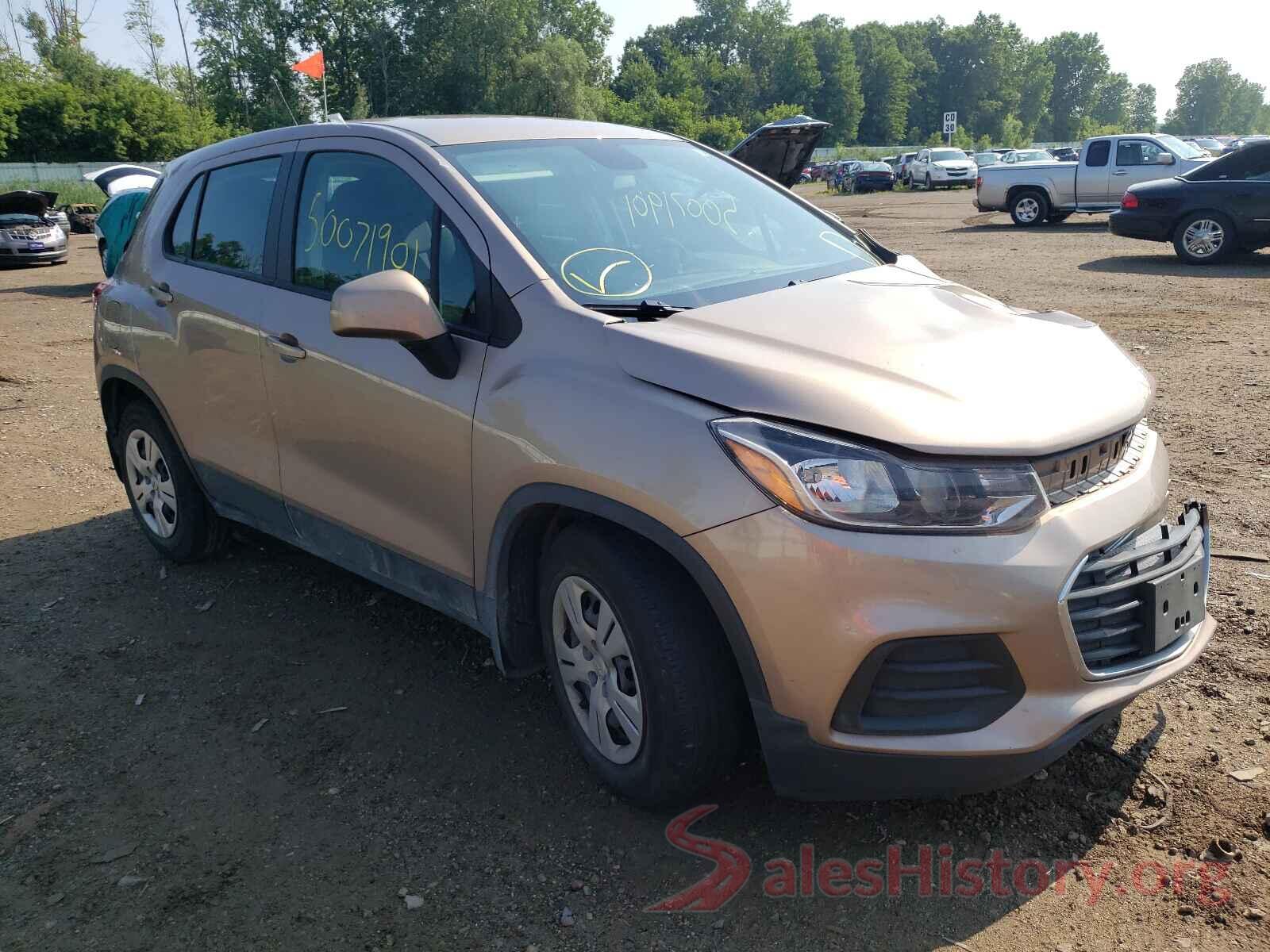 3GNCJKSB7KL135929 2019 CHEVROLET TRAX