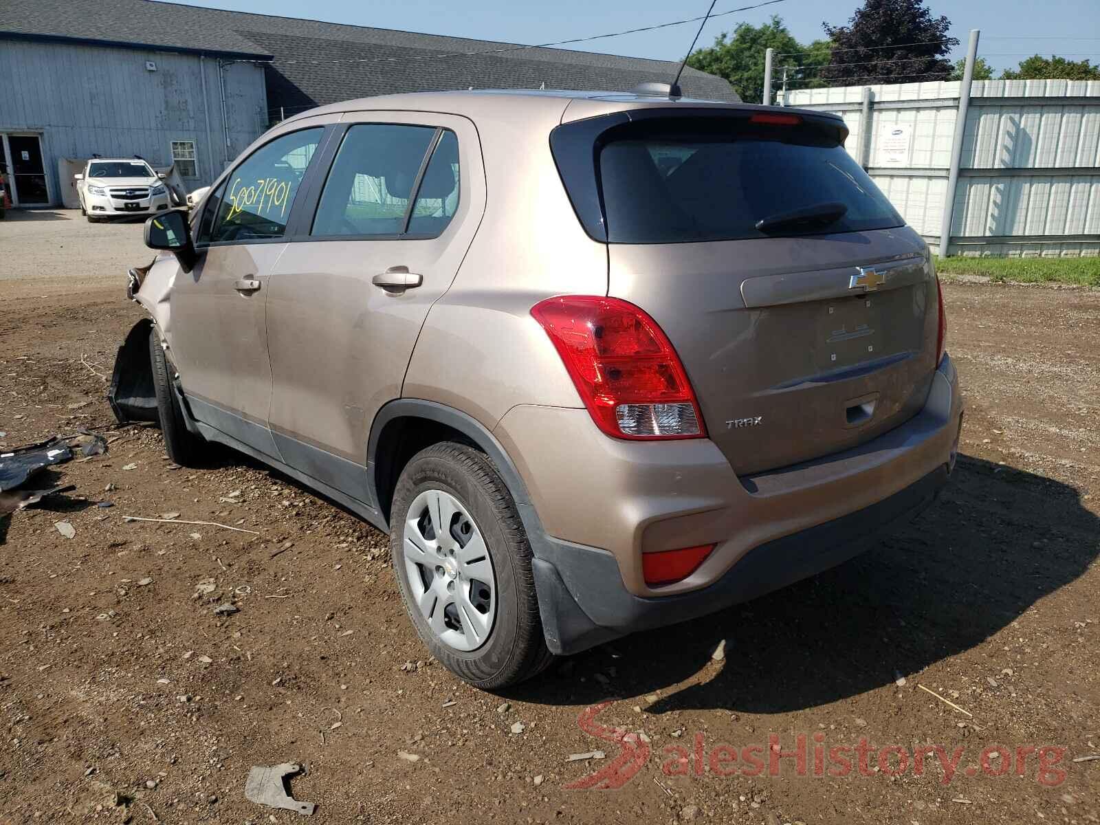 3GNCJKSB7KL135929 2019 CHEVROLET TRAX