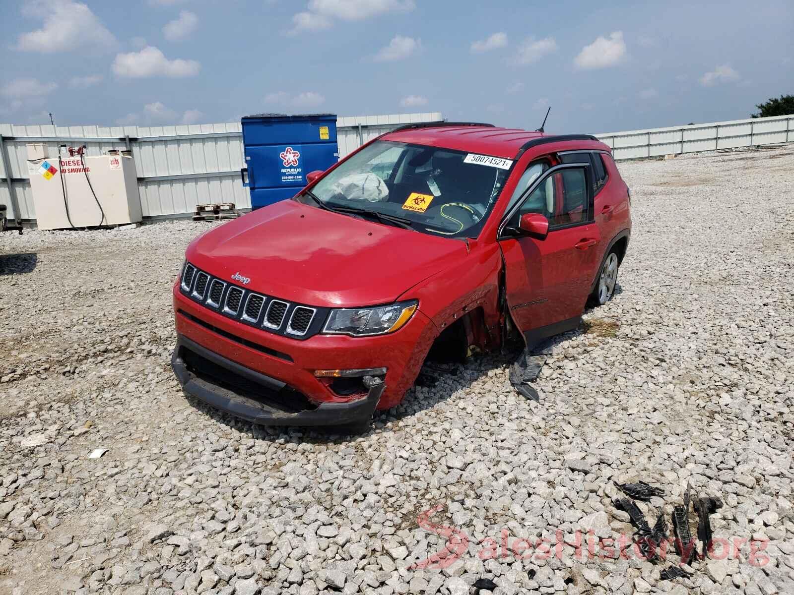 3C4NJCBB0KT652206 2019 JEEP COMPASS