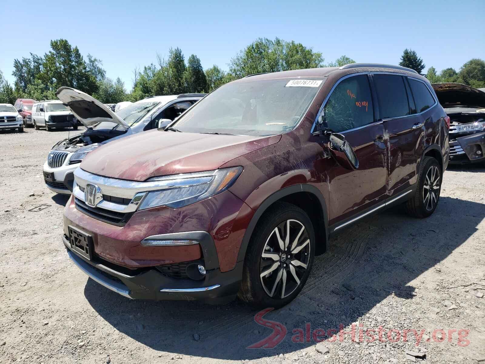 5FNYF6H0XKB001038 2019 HONDA PILOT