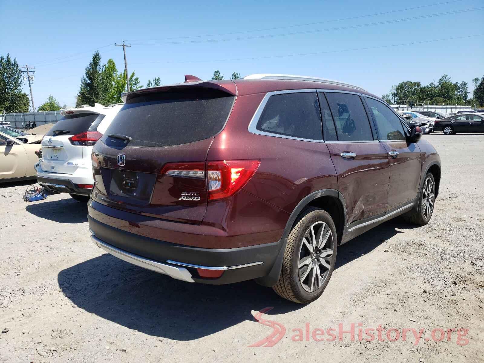 5FNYF6H0XKB001038 2019 HONDA PILOT