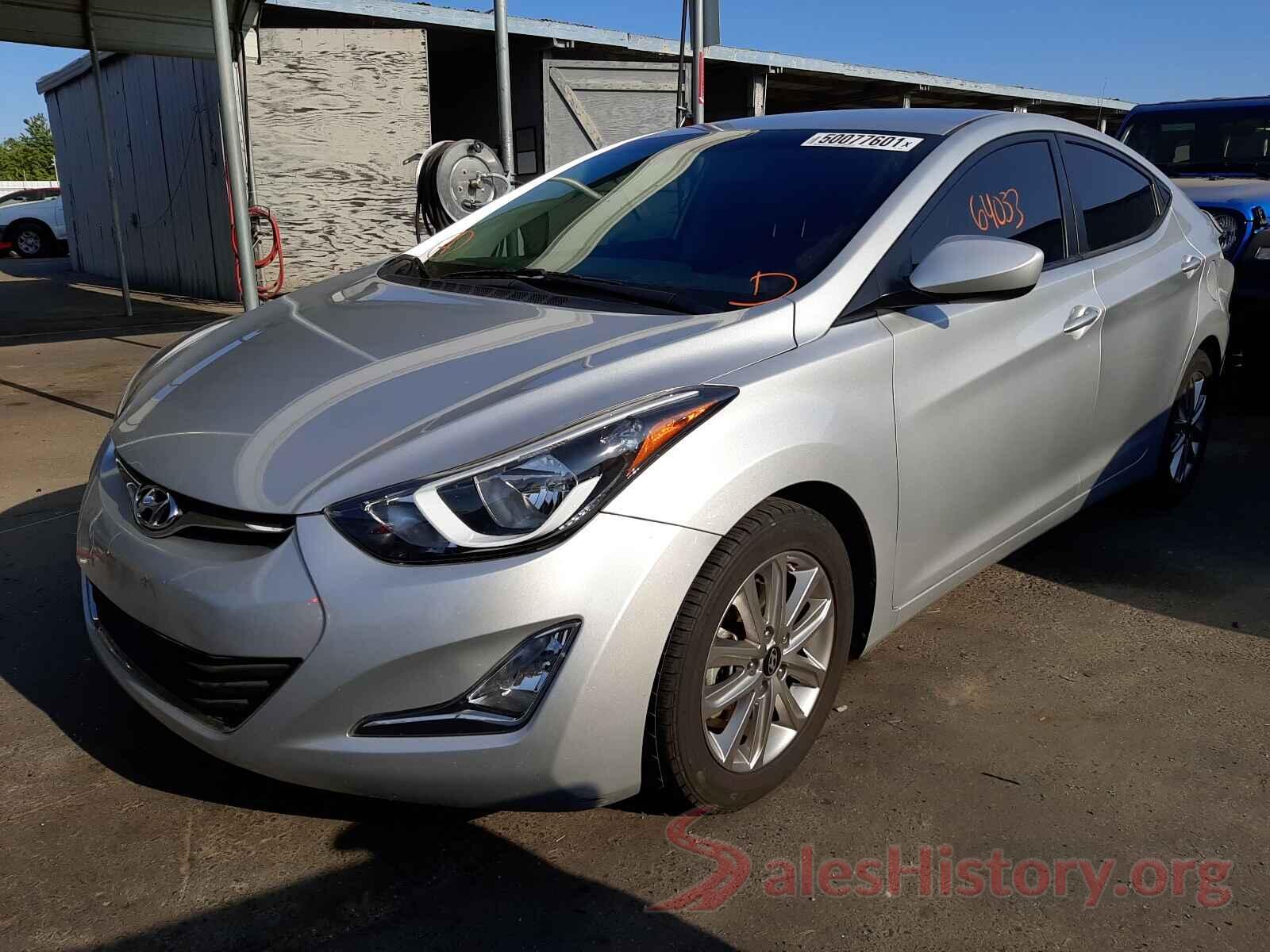 5NPDH4AE8GH738864 2016 HYUNDAI ELANTRA