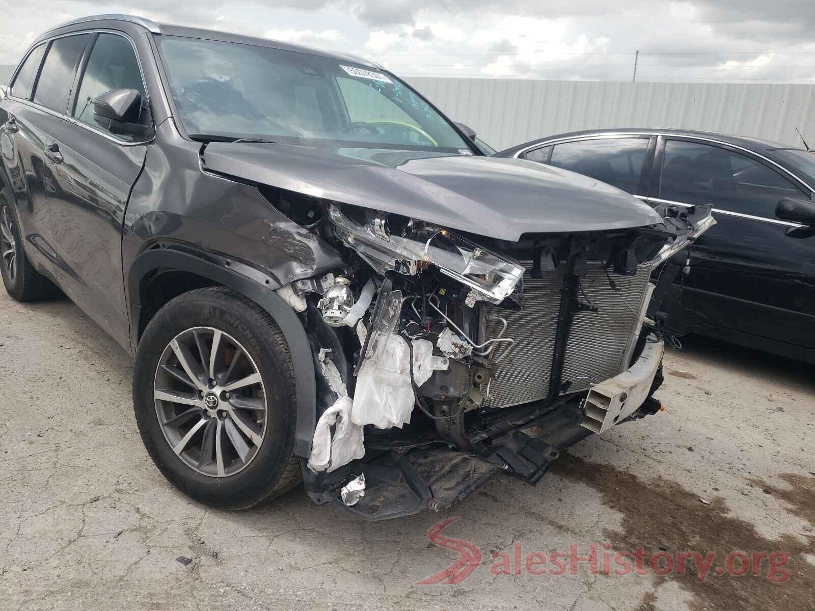 5TDKZRFH3JS279507 2018 TOYOTA HIGHLANDER