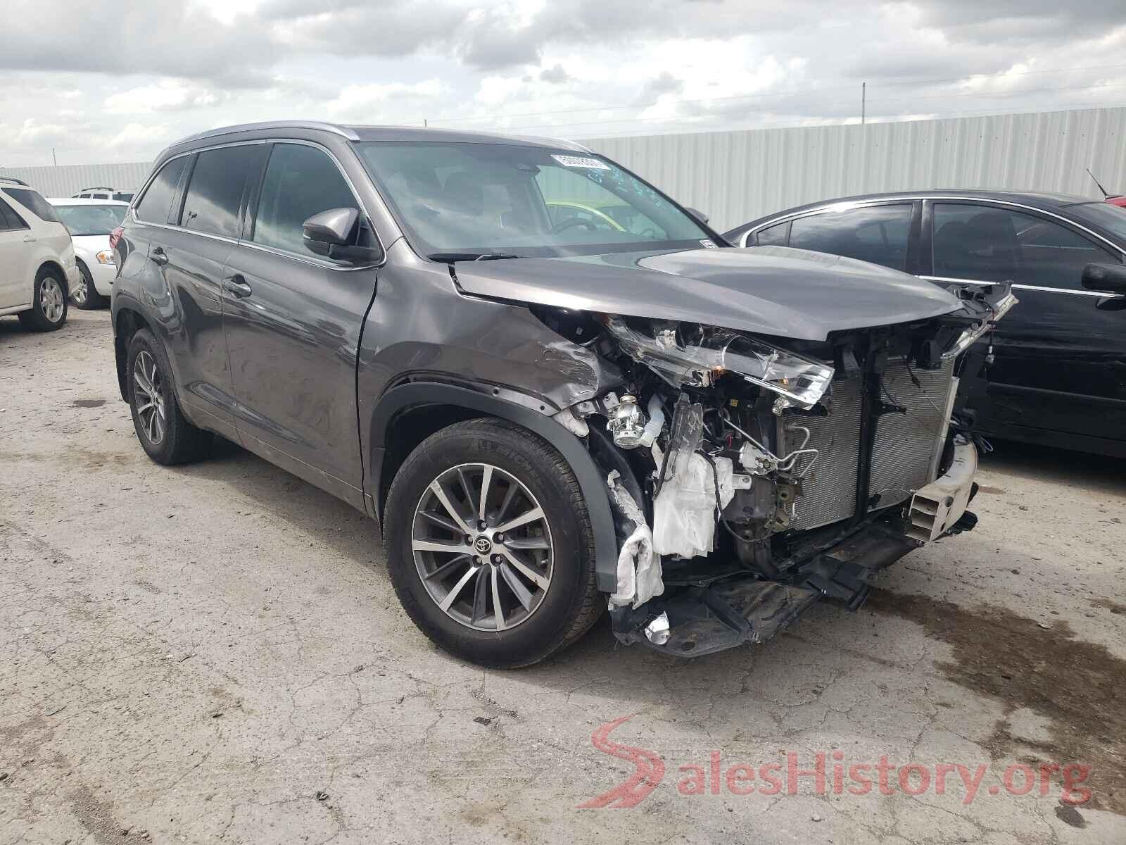 5TDKZRFH3JS279507 2018 TOYOTA HIGHLANDER