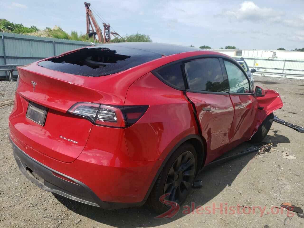 7SAYGDEE5NF341111 2022 TESLA MODEL Y