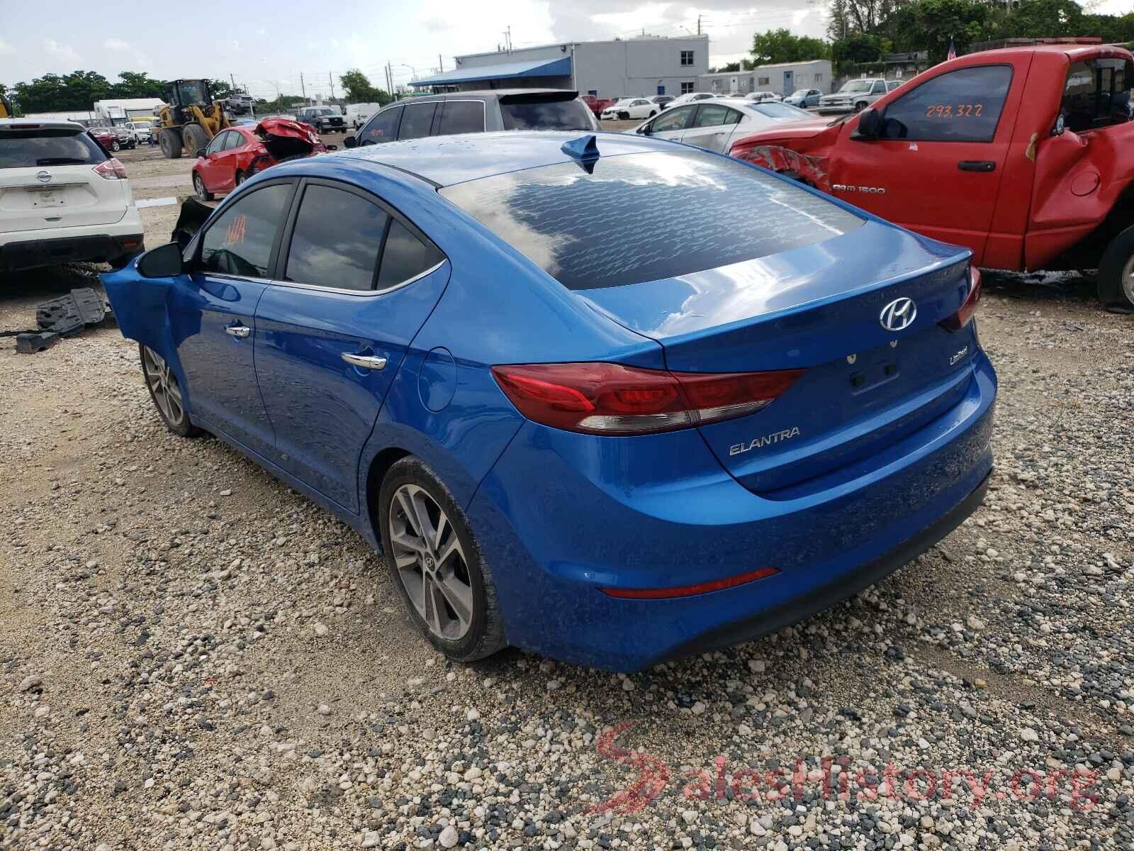 5NPD84LF6HH156995 2017 HYUNDAI ELANTRA