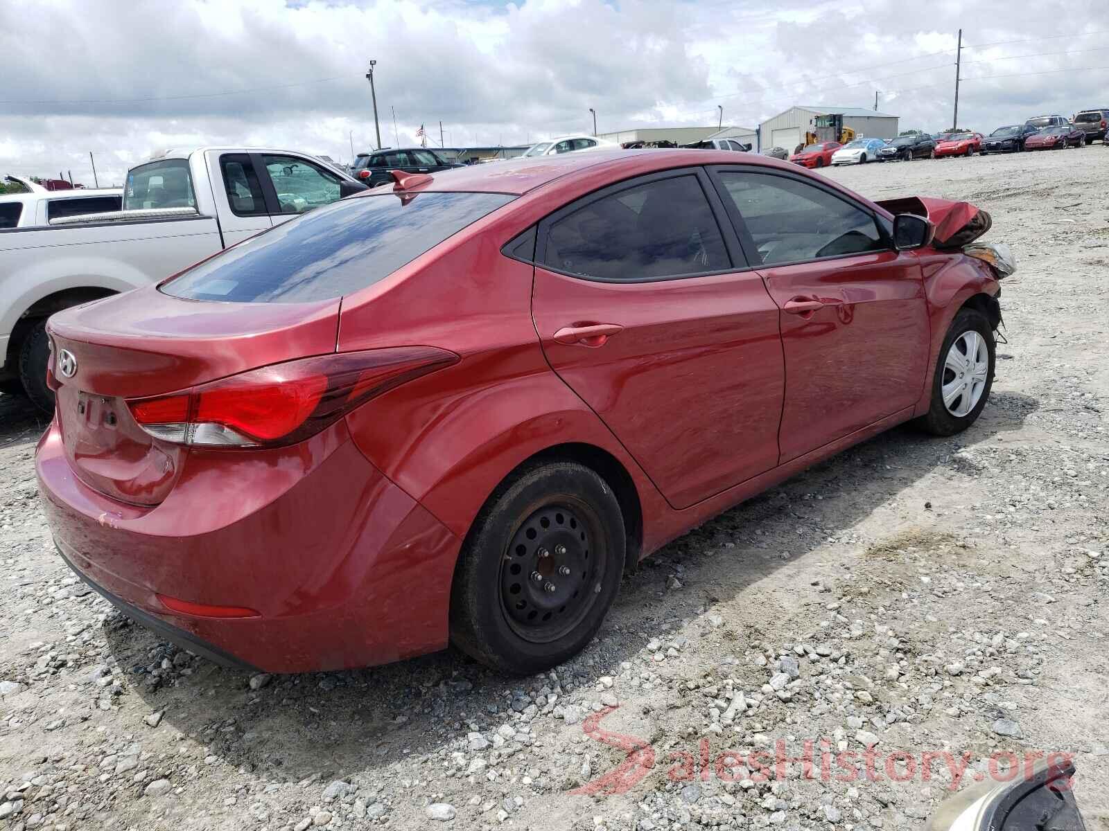 5NPDH4AEXGH739336 2016 HYUNDAI ELANTRA