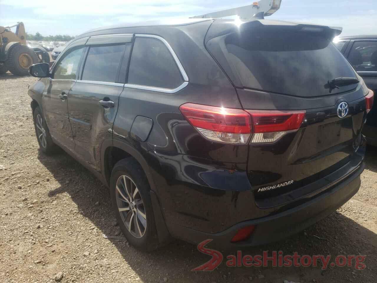 5TDJGRFH0KS052259 2019 TOYOTA HIGHLANDER