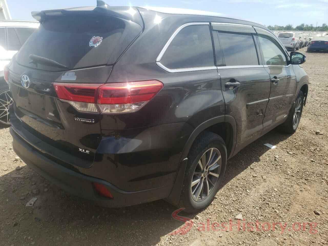 5TDJGRFH0KS052259 2019 TOYOTA HIGHLANDER