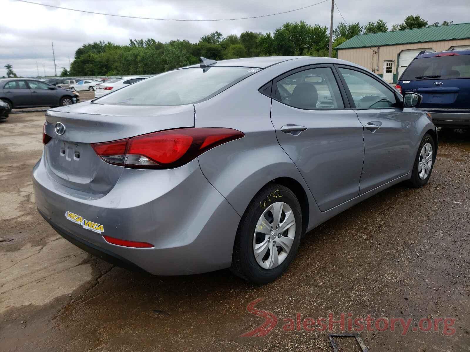 5NPDH4AE5GH703747 2016 HYUNDAI ELANTRA