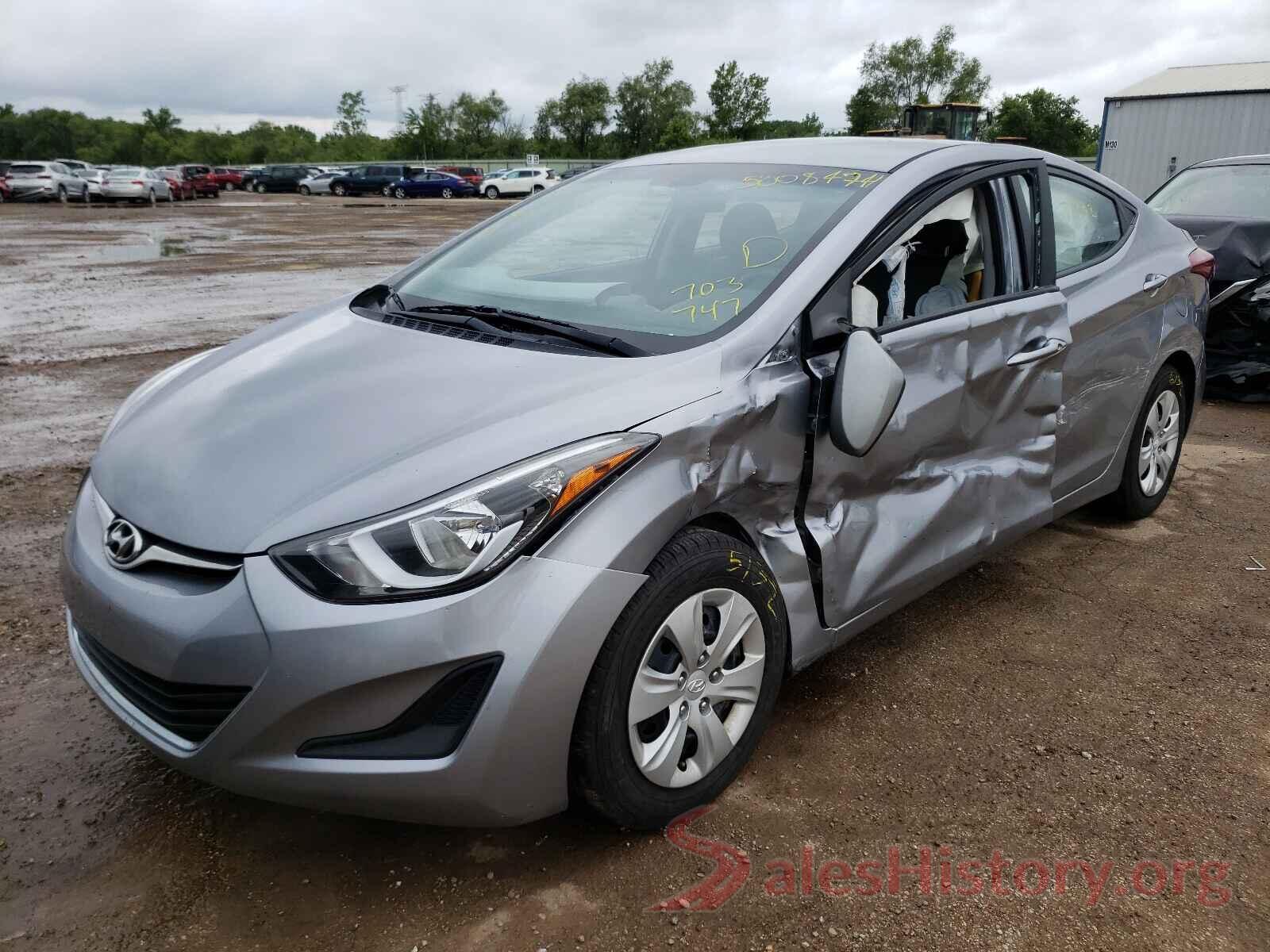 5NPDH4AE5GH703747 2016 HYUNDAI ELANTRA