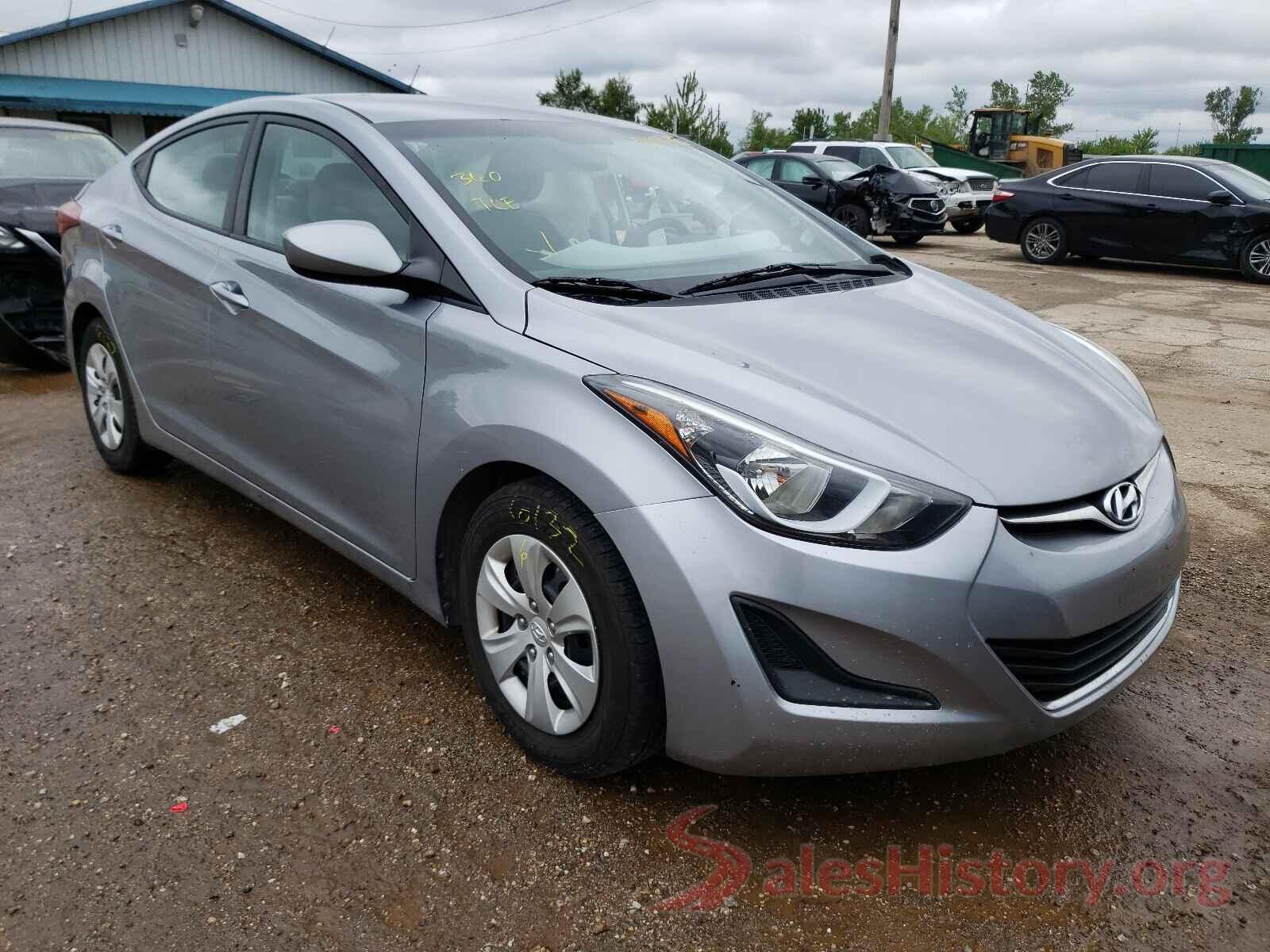 5NPDH4AE5GH703747 2016 HYUNDAI ELANTRA