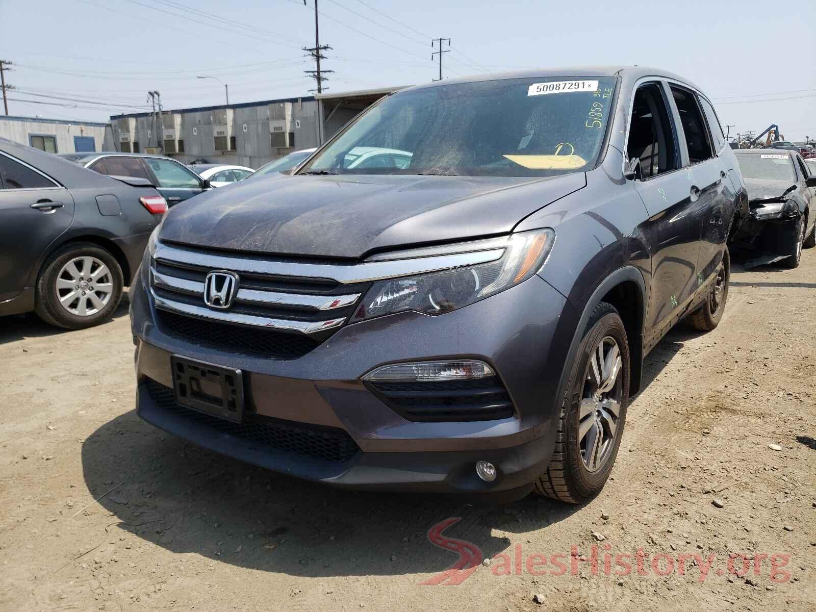 5FNYF5H59GB049837 2016 HONDA PILOT