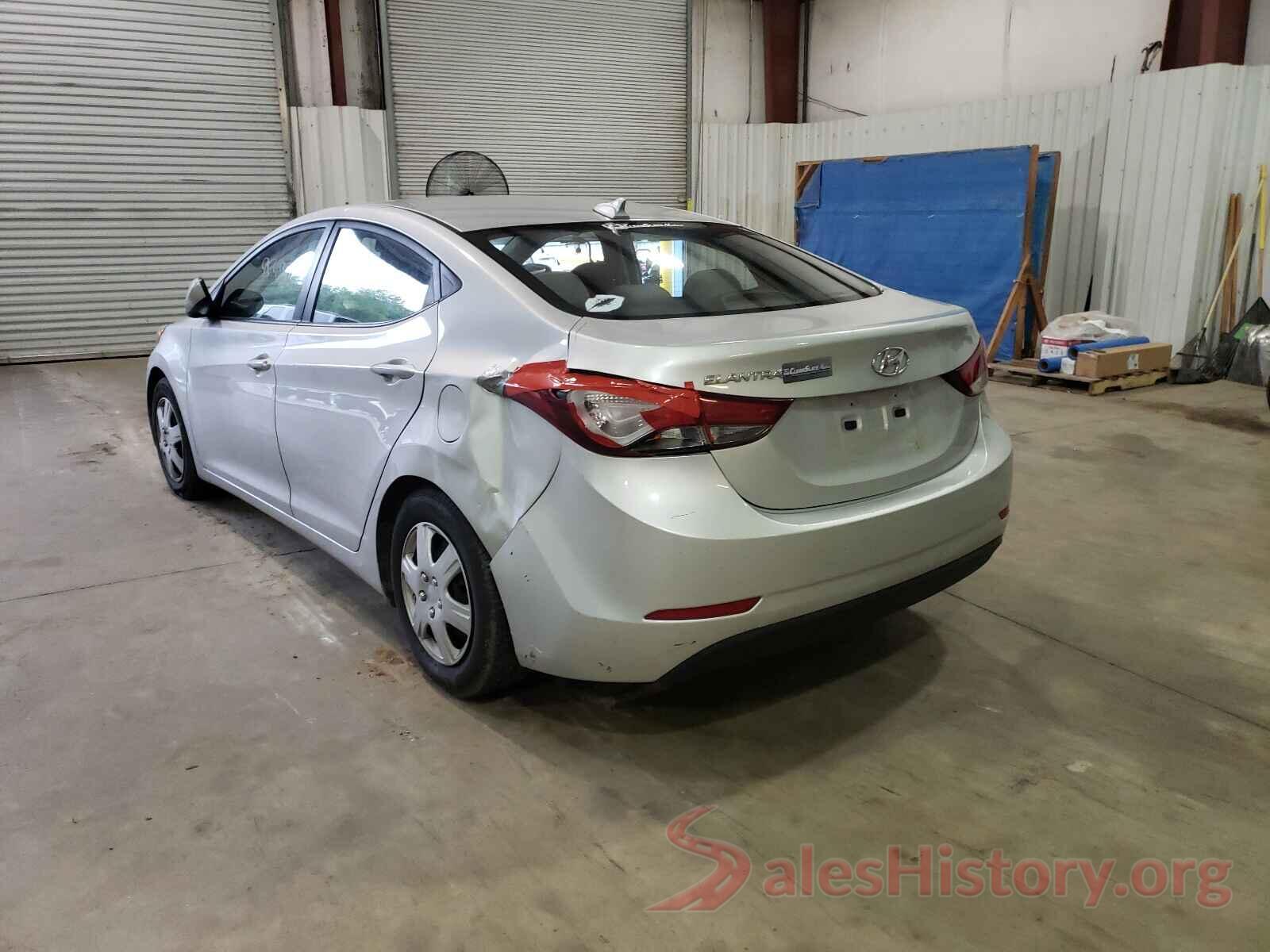 5NPDH4AEXGH696956 2016 HYUNDAI ELANTRA