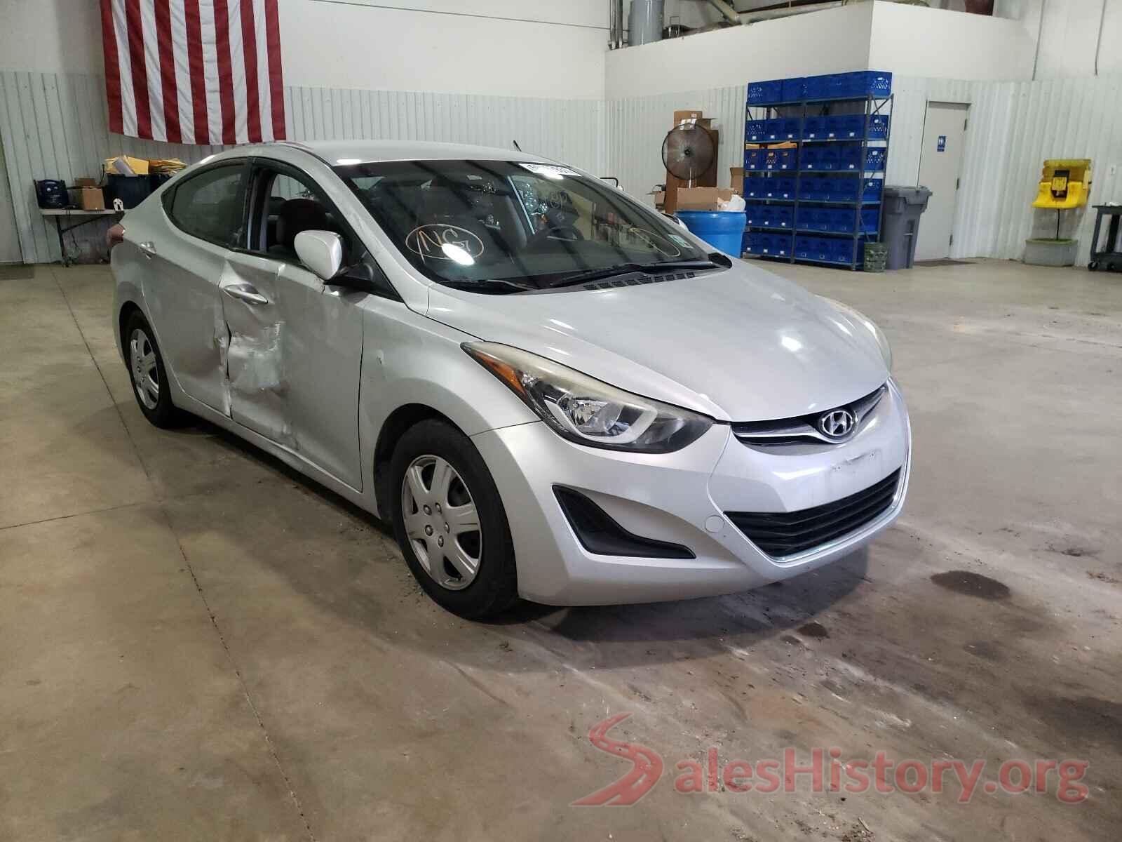 5NPDH4AEXGH696956 2016 HYUNDAI ELANTRA