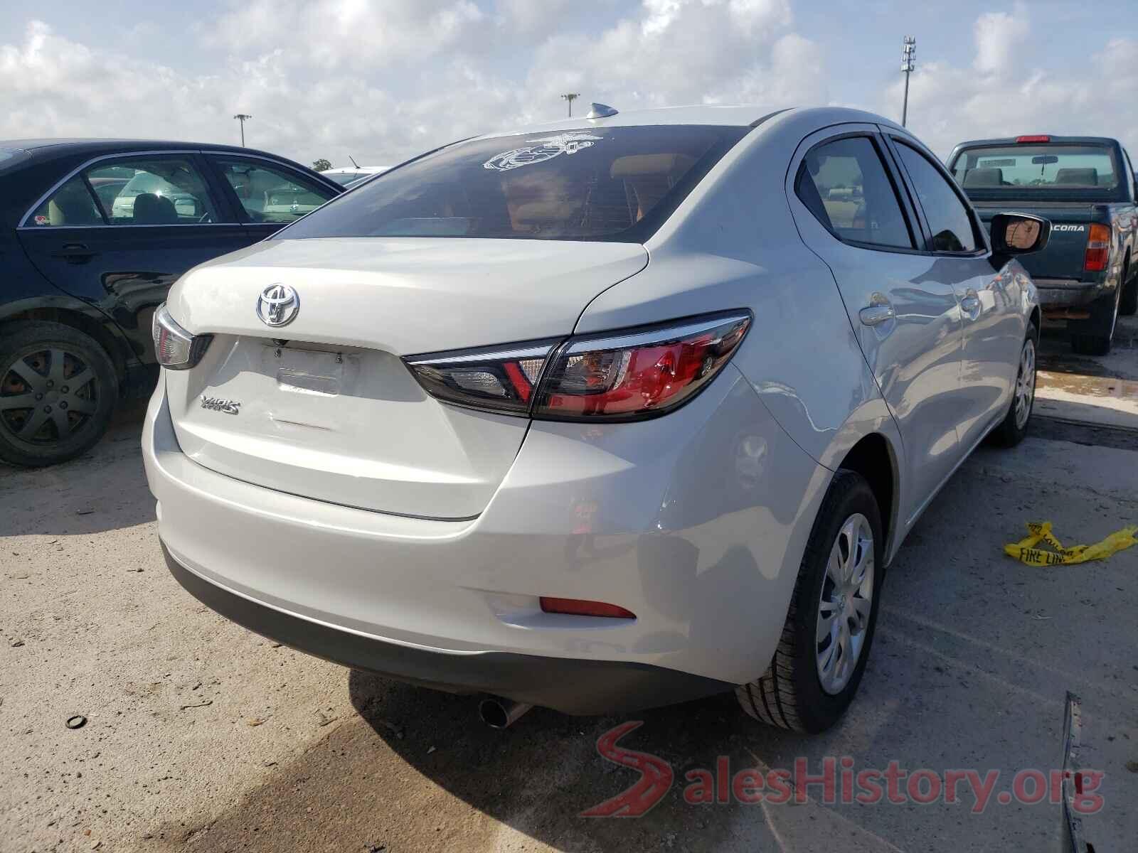 3MYDLBYV0KY528426 2019 TOYOTA YARIS