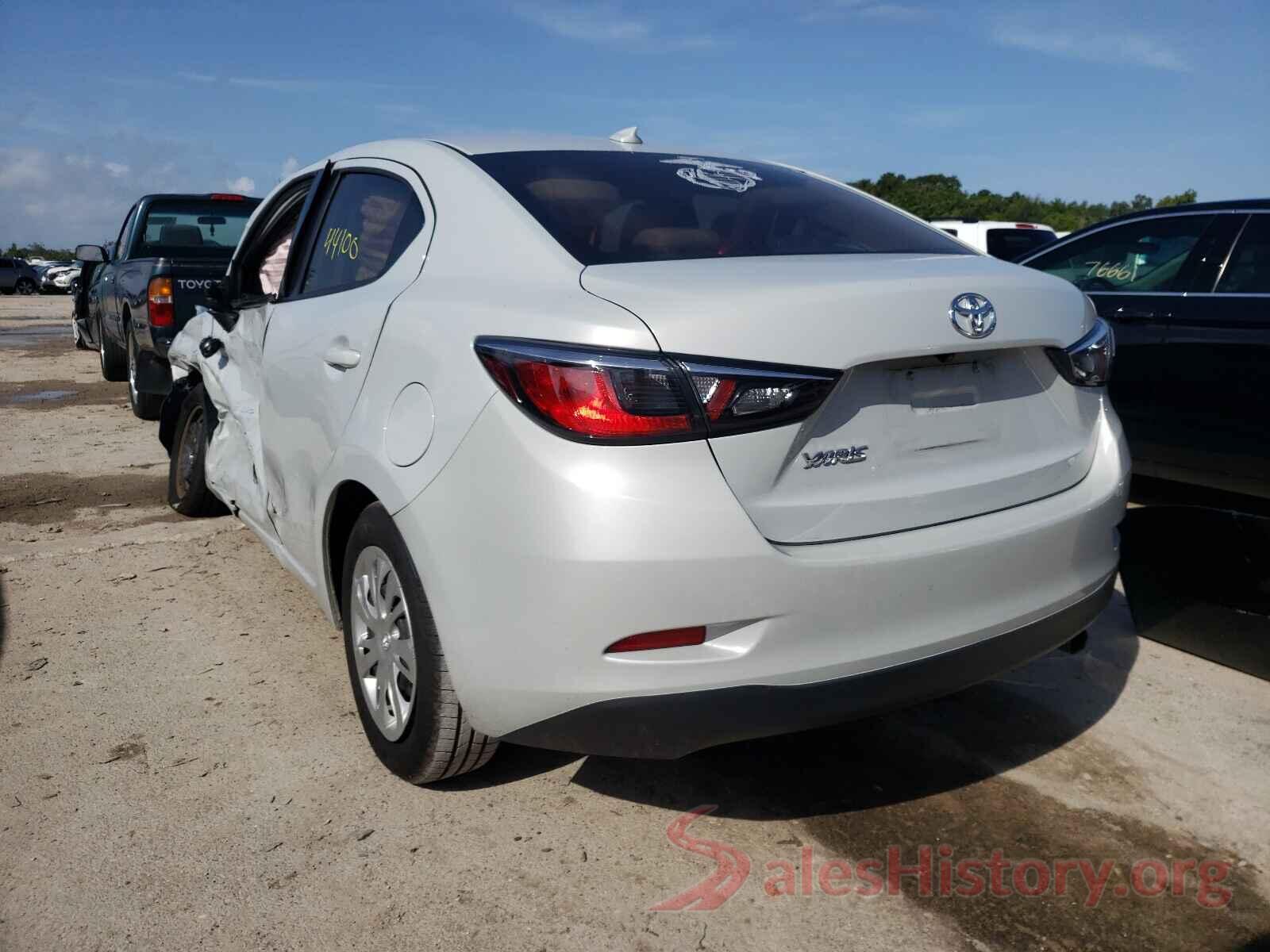 3MYDLBYV0KY528426 2019 TOYOTA YARIS