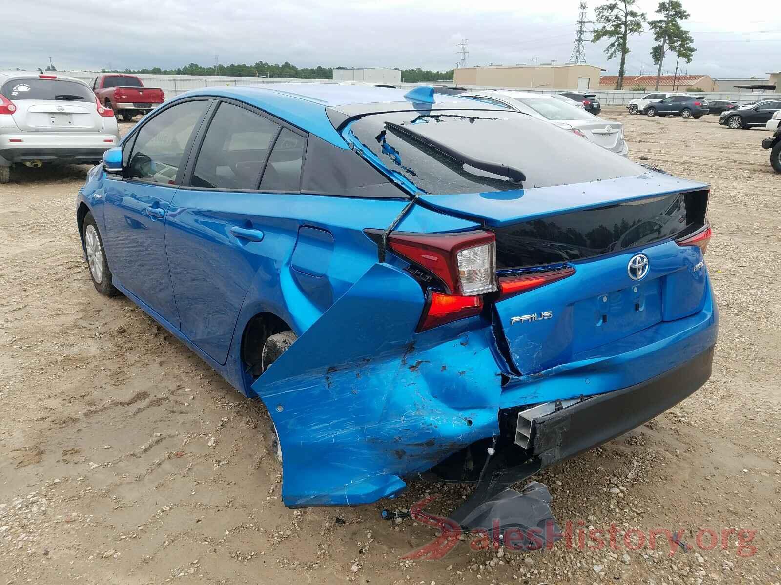 JTDKARFU1L3115942 2020 TOYOTA PRIUS