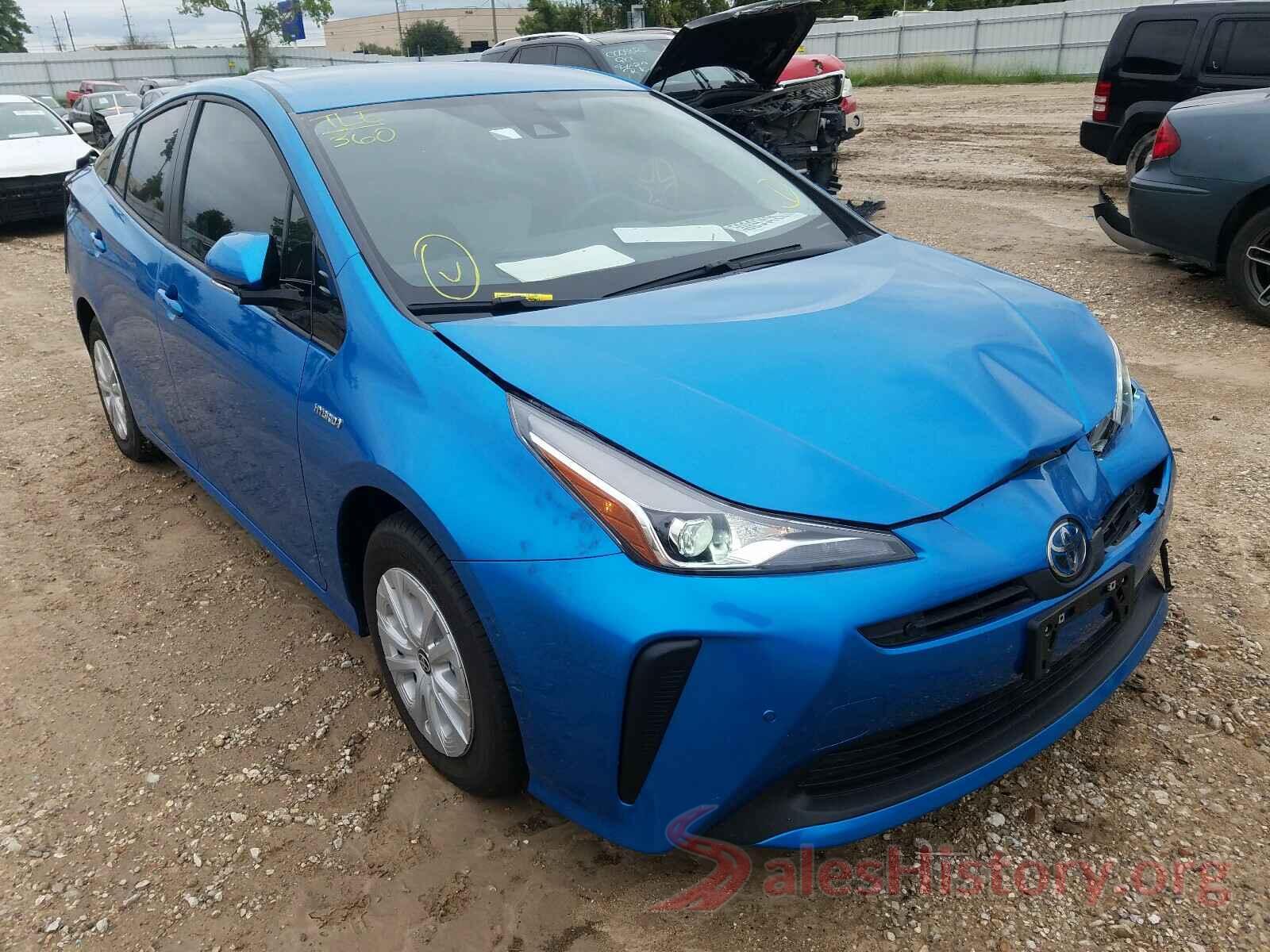 JTDKARFU1L3115942 2020 TOYOTA PRIUS