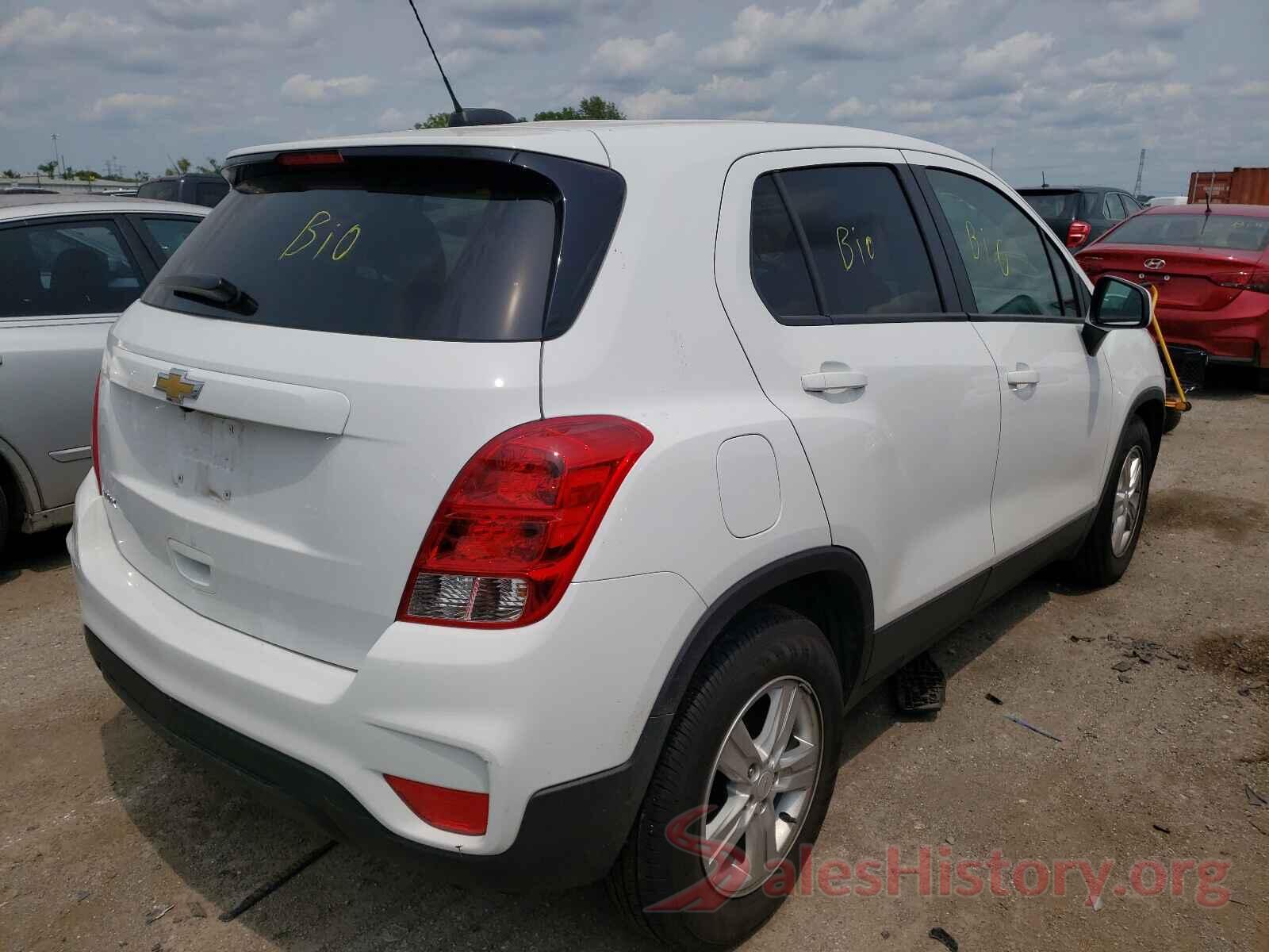 KL7CJKSB4LB315720 2020 CHEVROLET TRAX