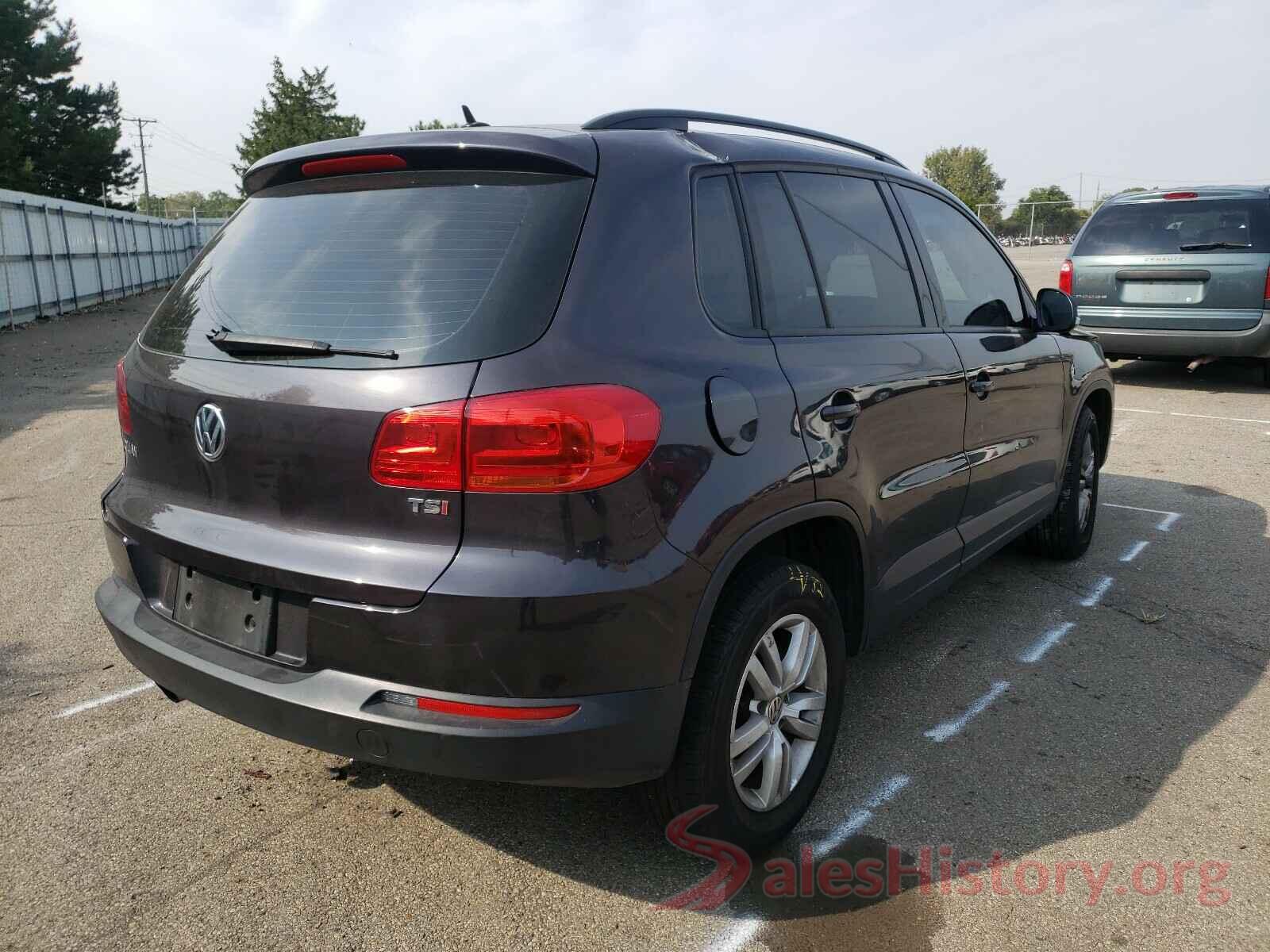 WVGAV7AXXGW601378 2016 VOLKSWAGEN TIGUAN