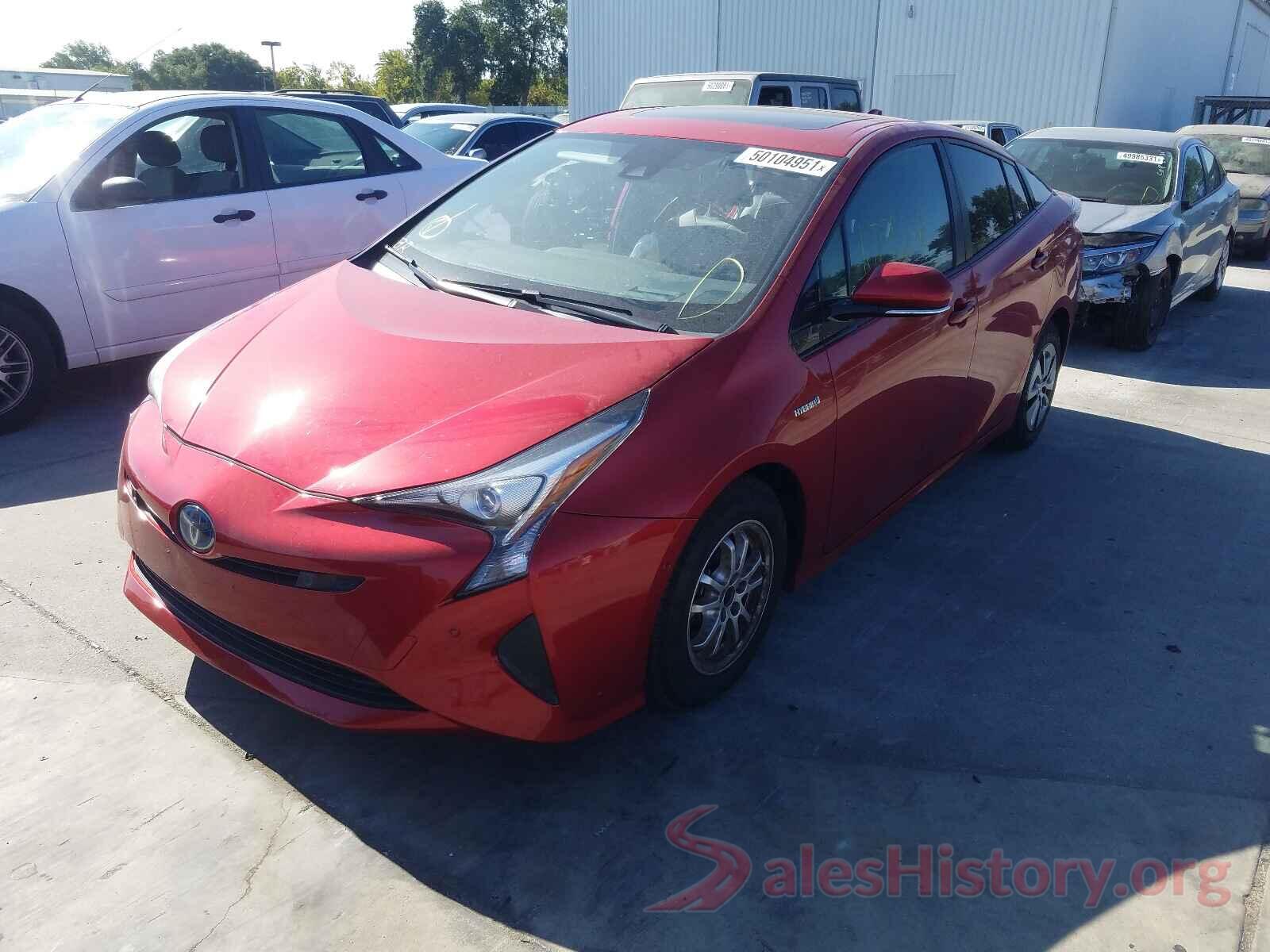 JTDKARFU0G3526383 2016 TOYOTA PRIUS