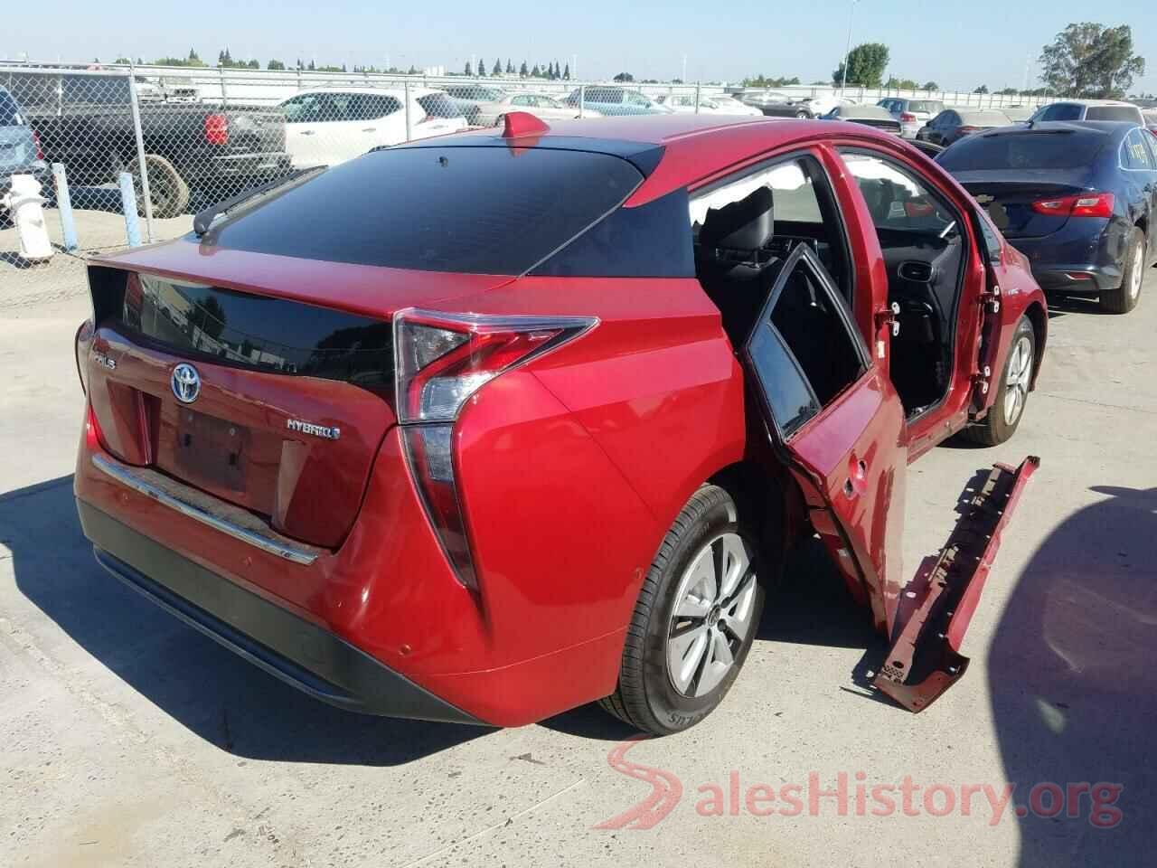 JTDKARFU0G3526383 2016 TOYOTA PRIUS