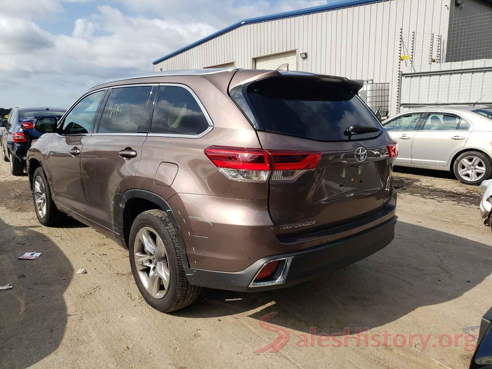 5TDYZRFH8KS302663 2019 TOYOTA HIGHLANDER