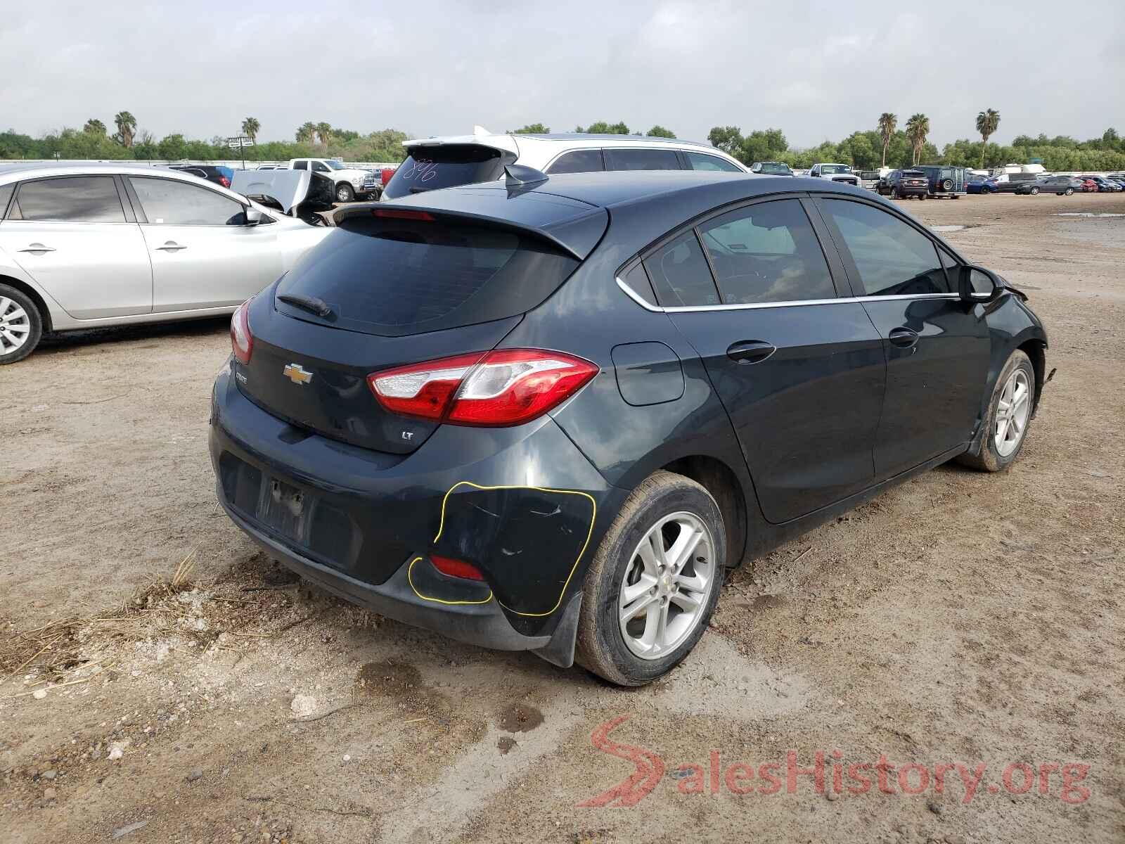 3G1BE6SM7JS601678 2018 CHEVROLET CRUZE