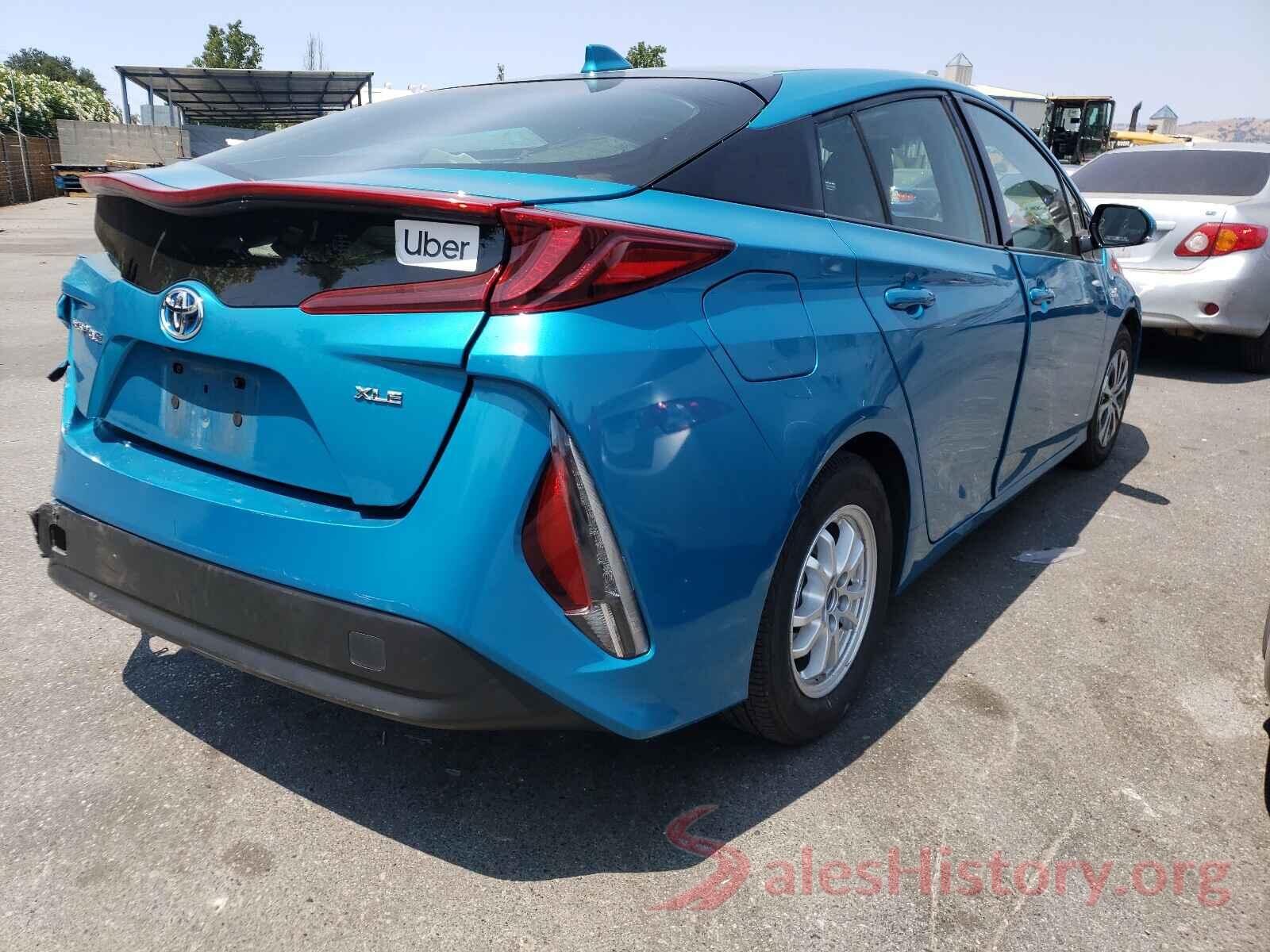 JTDKARFP4L3126119 2020 TOYOTA PRIUS