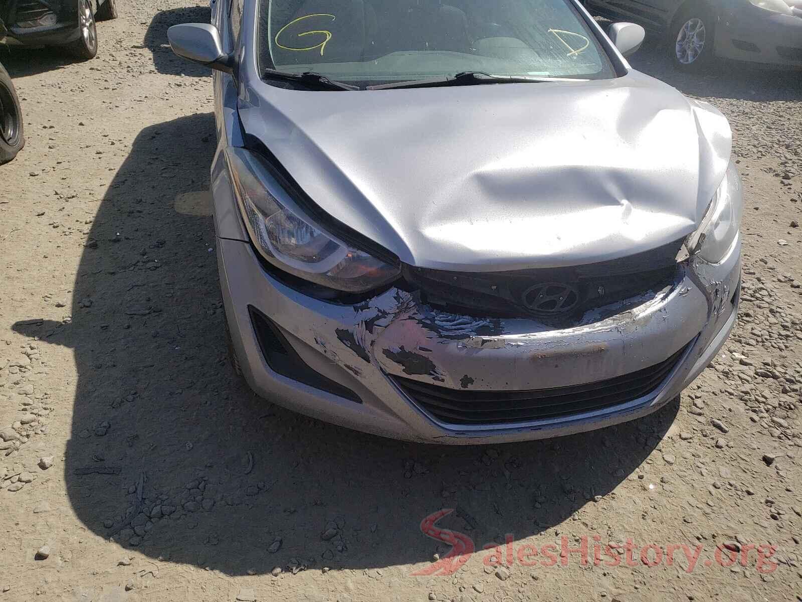 5NPDH4AE1GH730797 2016 HYUNDAI ELANTRA