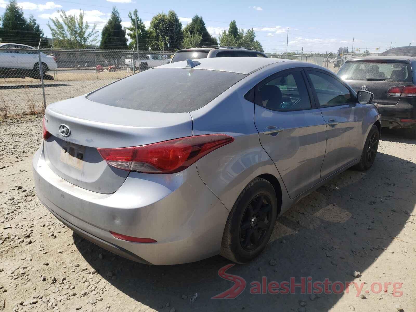 5NPDH4AE1GH730797 2016 HYUNDAI ELANTRA