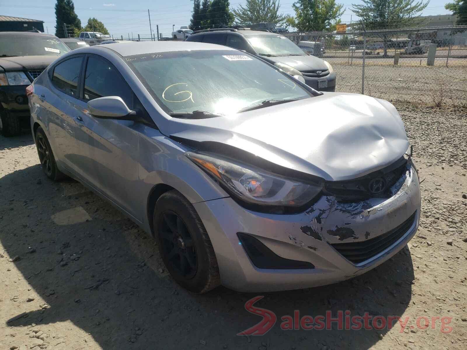 5NPDH4AE1GH730797 2016 HYUNDAI ELANTRA