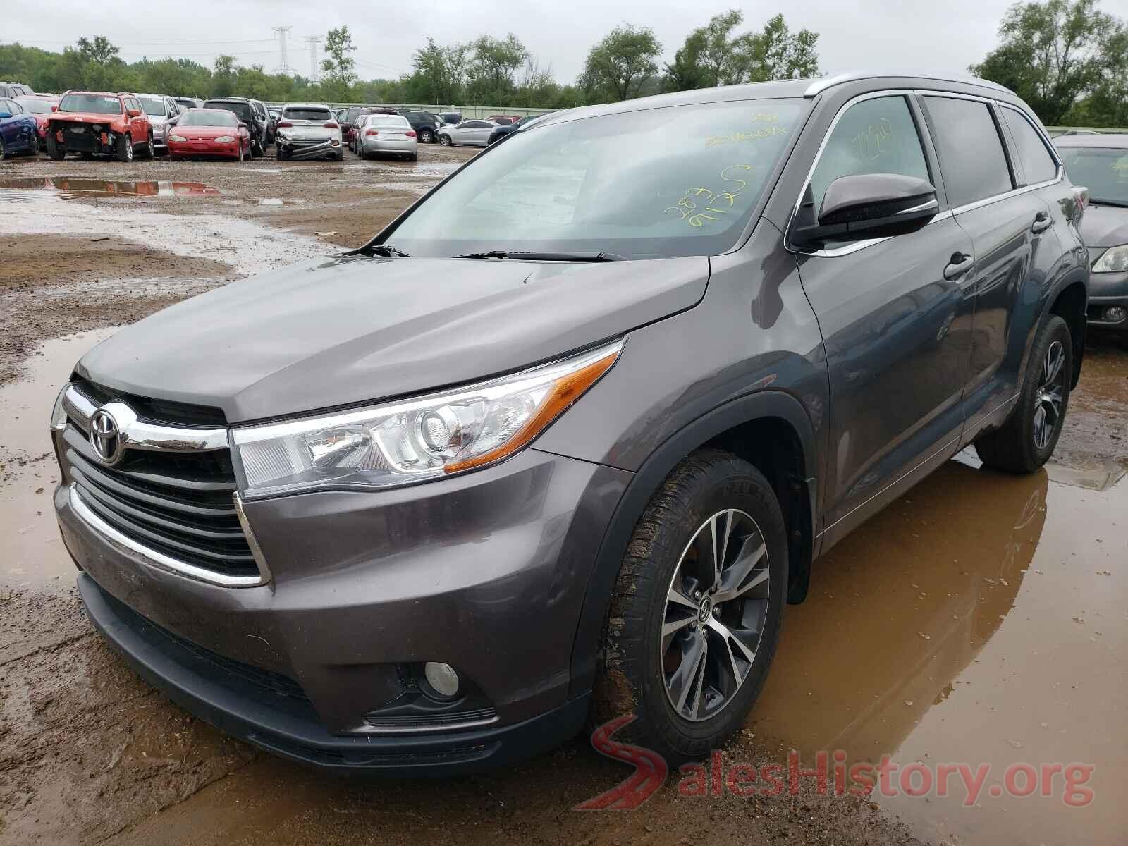 5TDJKRFH8GS283917 2016 TOYOTA HIGHLANDER