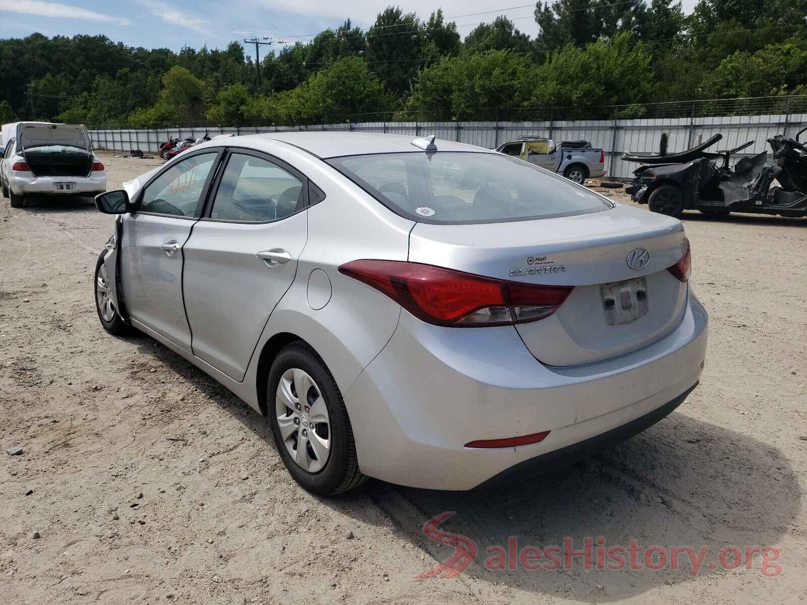 5NPDH4AE2GH735569 2016 HYUNDAI ELANTRA