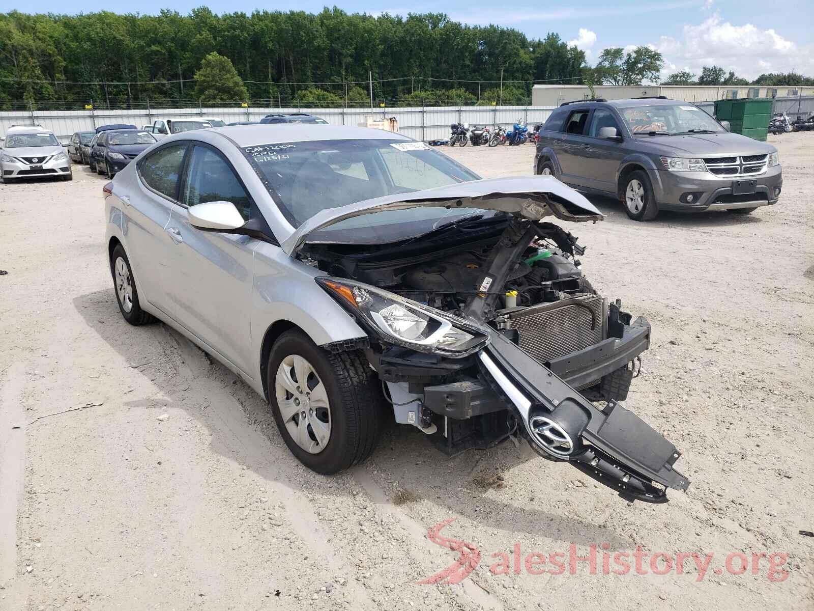 5NPDH4AE2GH735569 2016 HYUNDAI ELANTRA