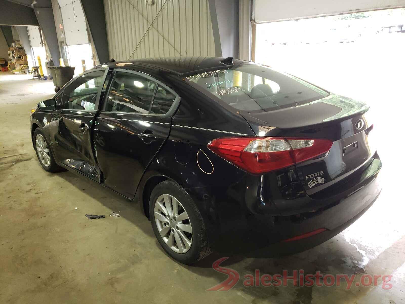 KNAFX4A68G5569012 2016 KIA FORTE