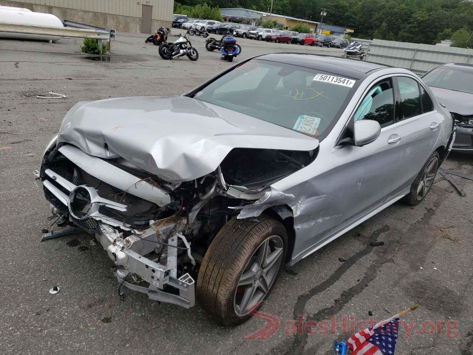 55SWF4KB1GU113870 2016 MERCEDES-BENZ C-CLASS