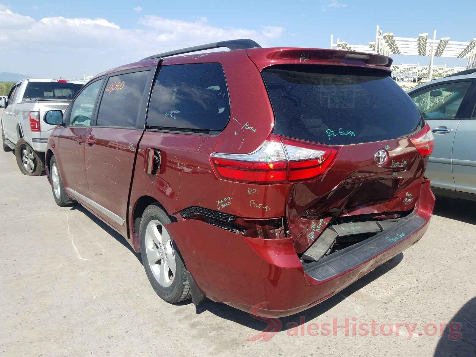 5TDKK3DC6GS739244 2016 TOYOTA SIENNA