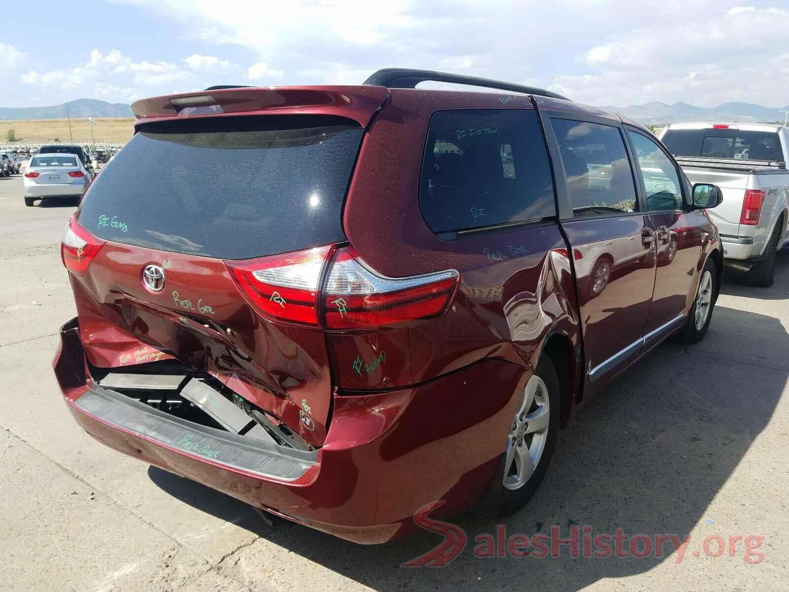 5TDKK3DC6GS739244 2016 TOYOTA SIENNA