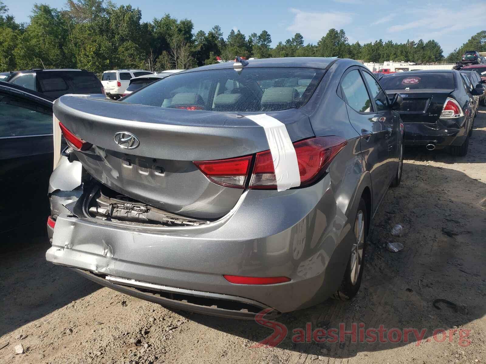 KMHDH4AEXGU585101 2016 HYUNDAI ELANTRA