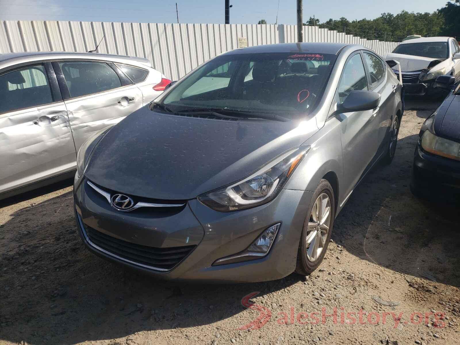 KMHDH4AEXGU585101 2016 HYUNDAI ELANTRA