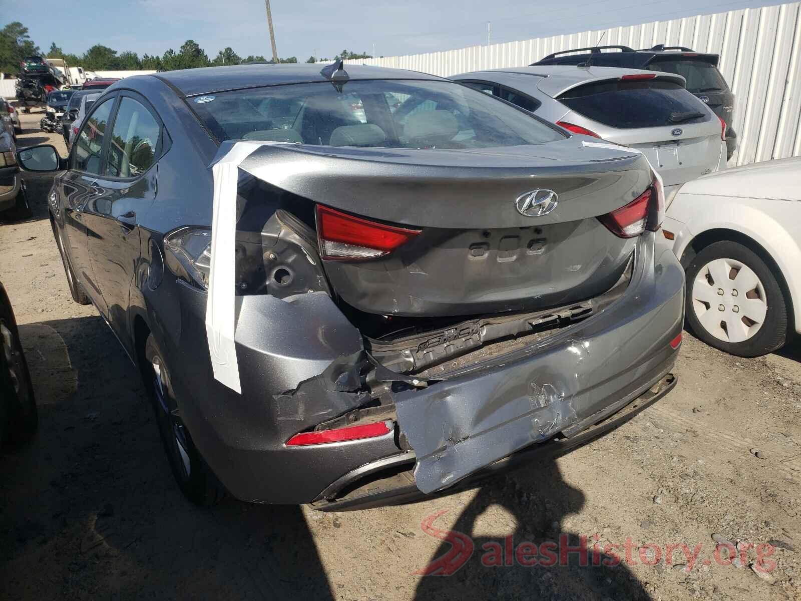 KMHDH4AEXGU585101 2016 HYUNDAI ELANTRA