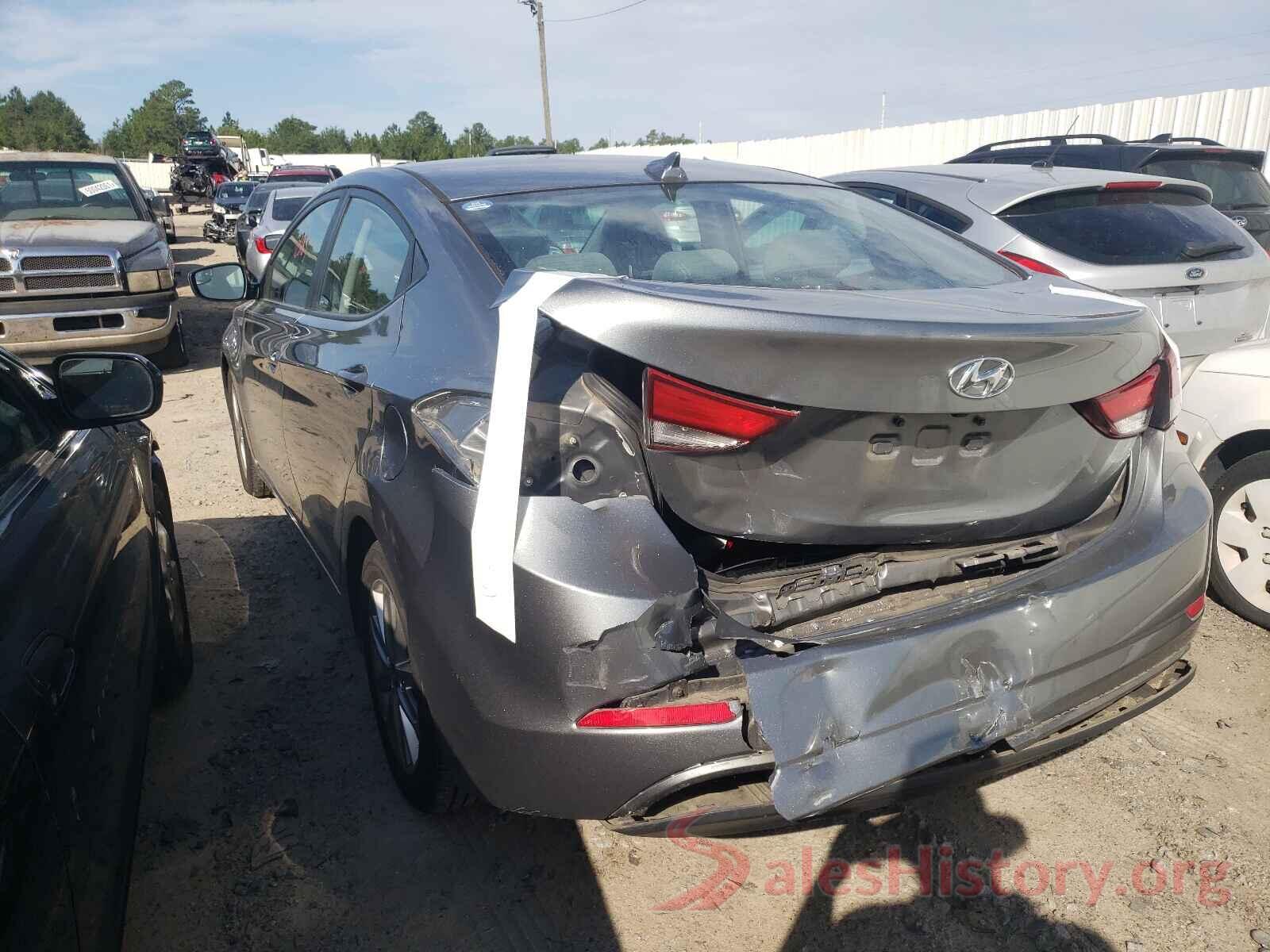 KMHDH4AEXGU585101 2016 HYUNDAI ELANTRA