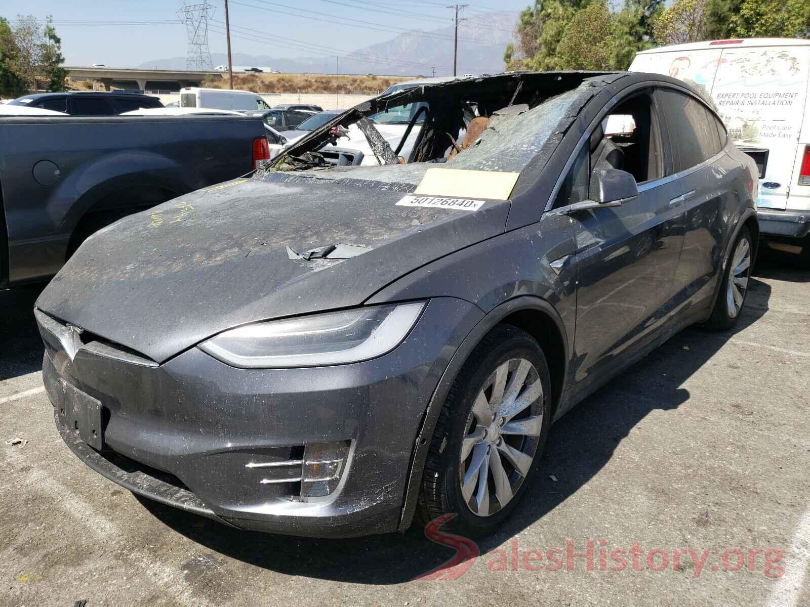 5YJXCDE2XKF160947 2019 TESLA MODEL X