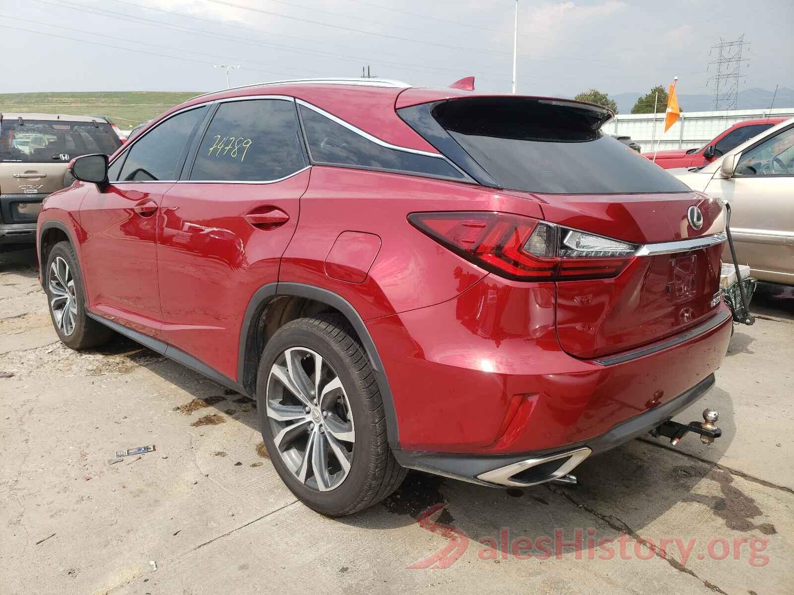 JTJBZMCAXG2008192 2016 LEXUS RX350