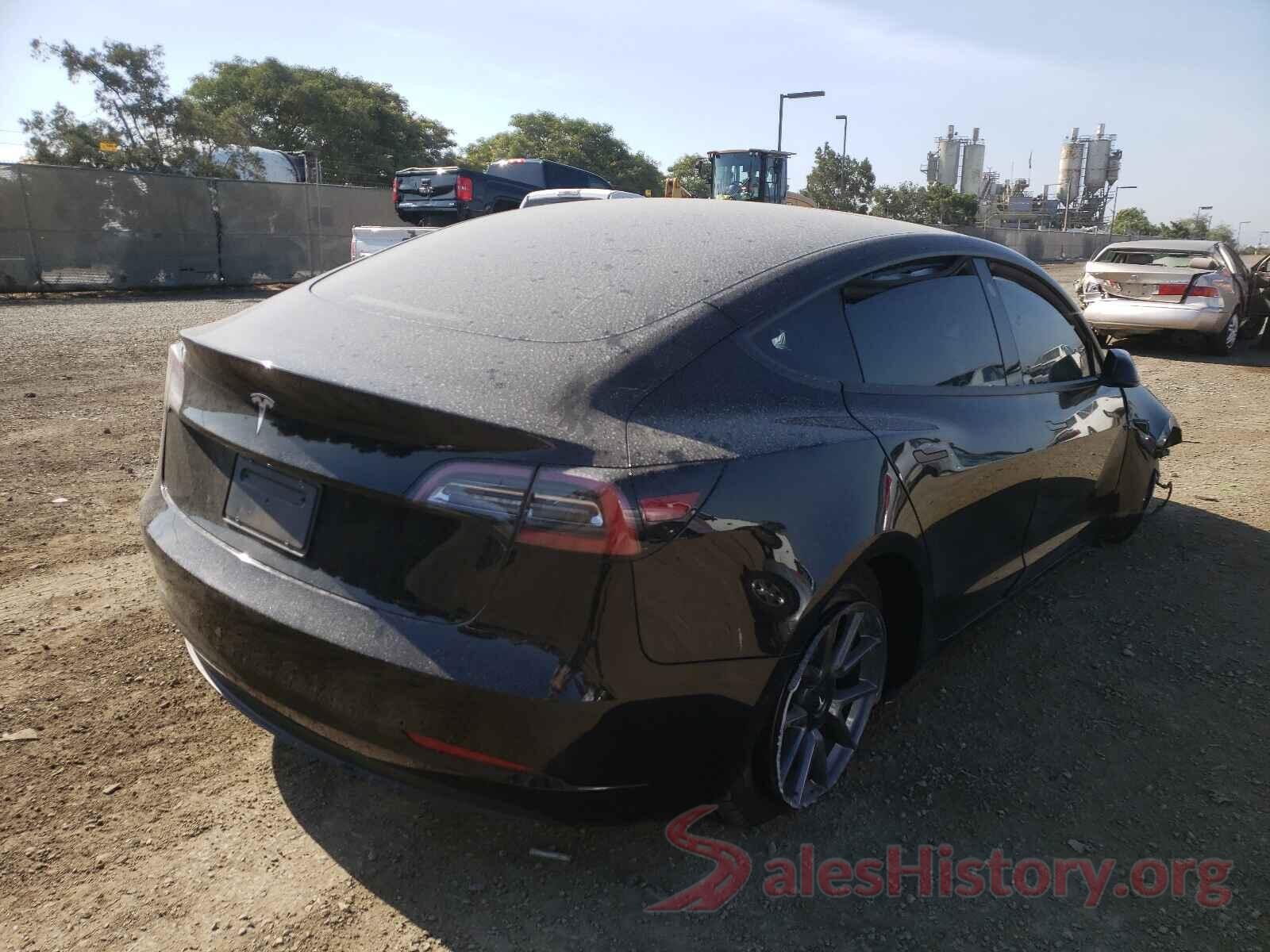 5YJ3E1EA3MF930309 2021 TESLA MODEL 3