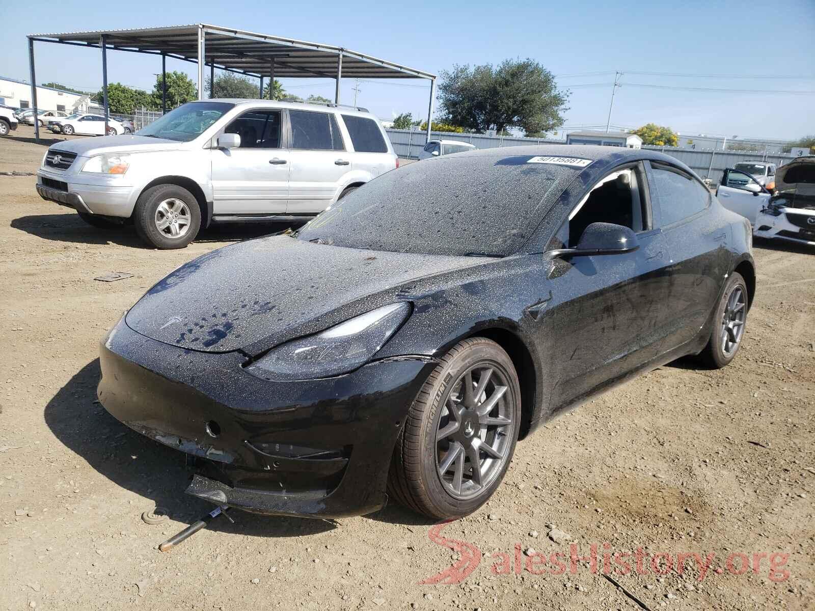 5YJ3E1EA3MF930309 2021 TESLA MODEL 3