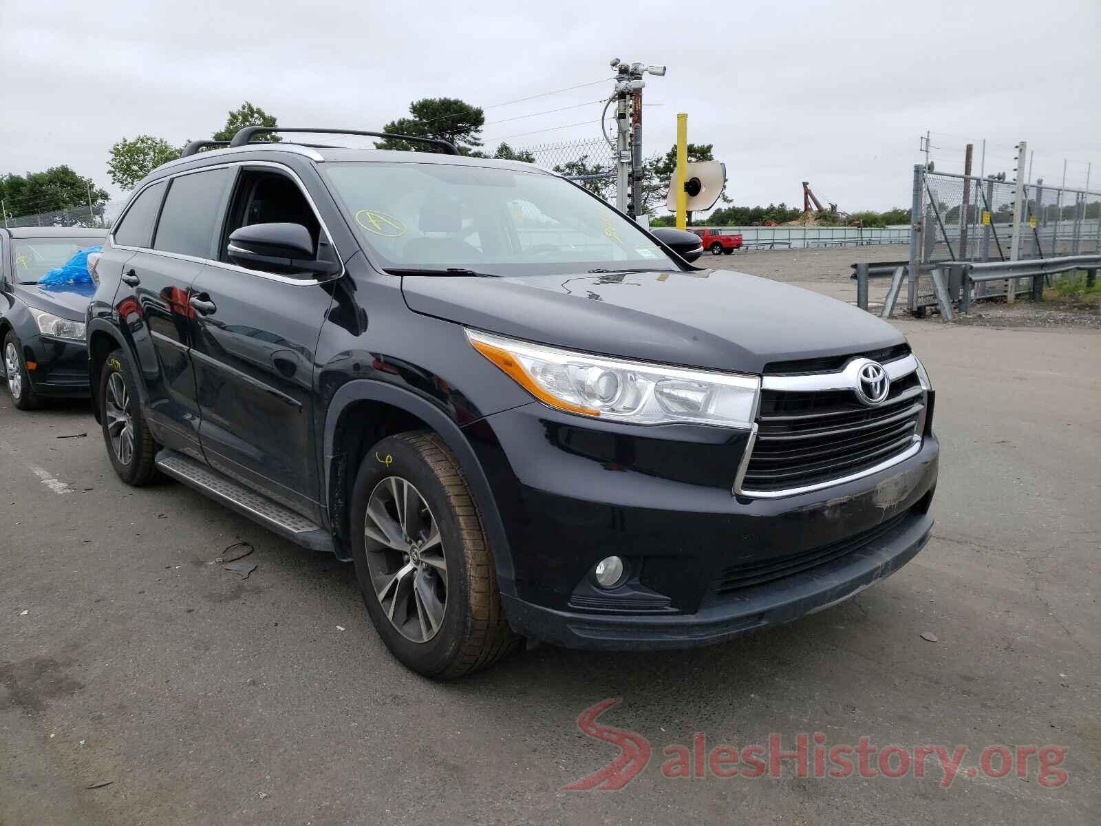 5TDJKRFH7GS353410 2016 TOYOTA HIGHLANDER